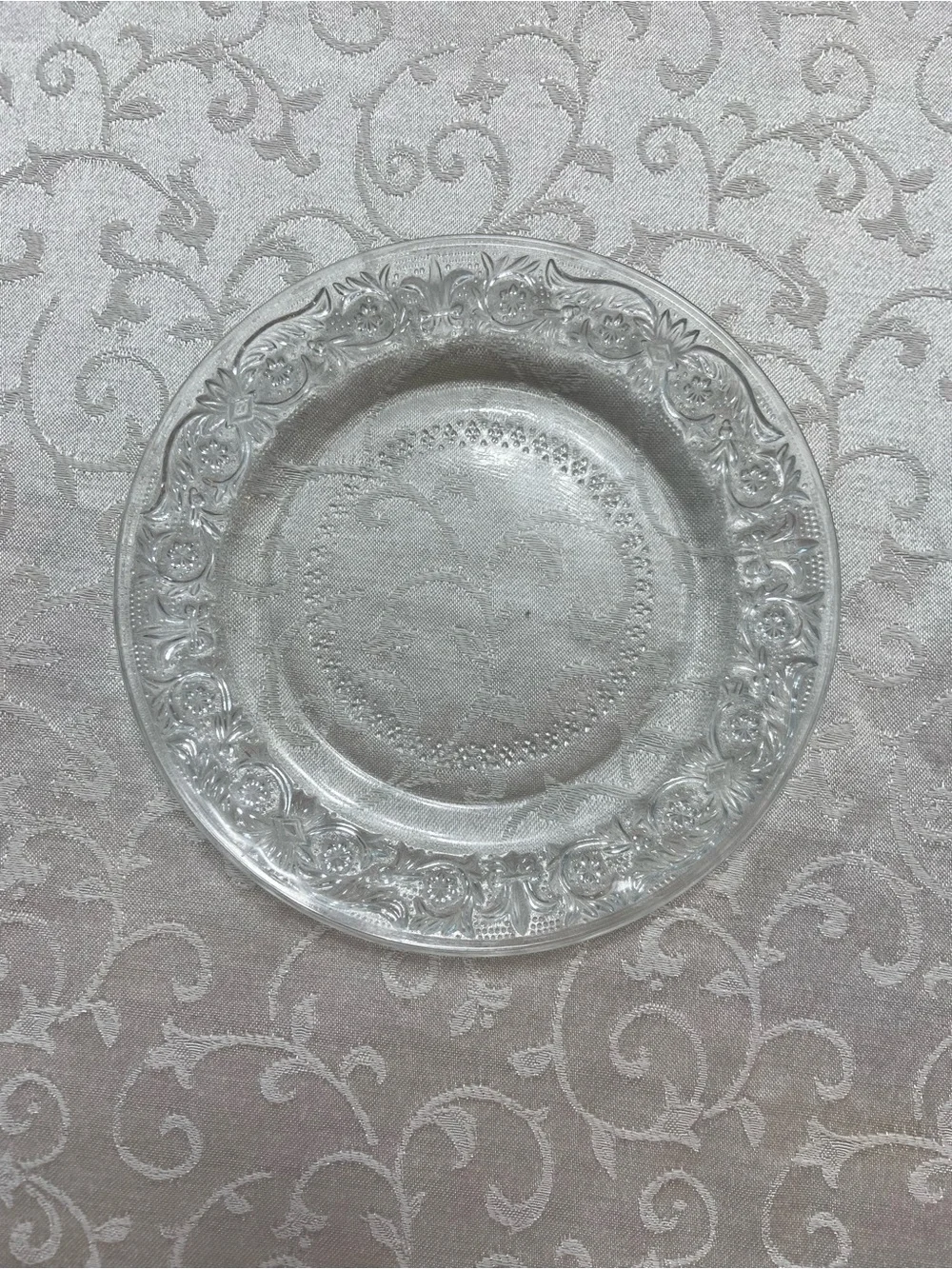Crystal Clear set of 4 plates